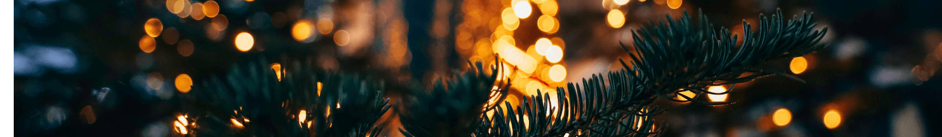 Juletræ med julelys